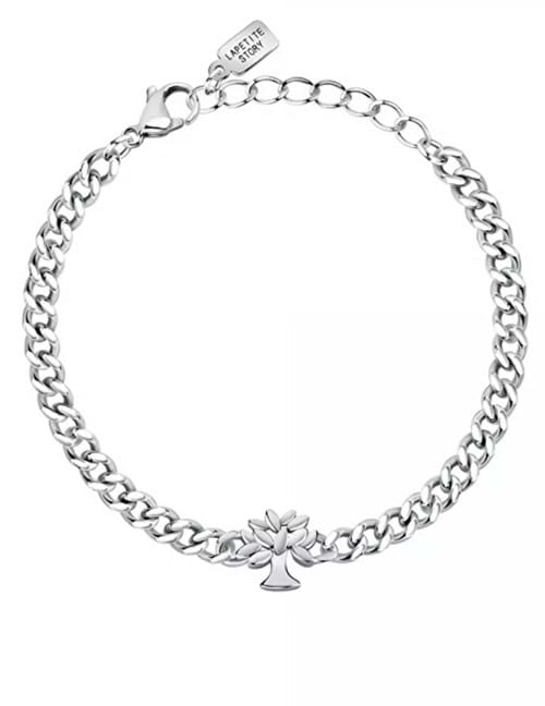 Bracciale in acciaio La Petite Story con l'albero della vita