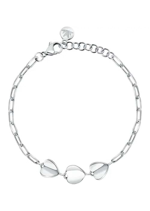 Bracciale Morellato in acciaio con cuori